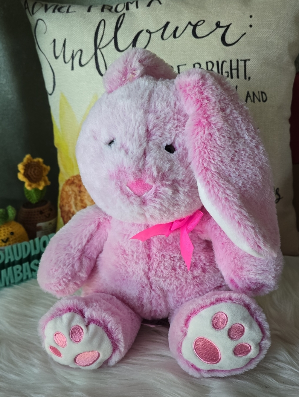 Pink Rabbit Plush Toy - Picture 1 of 7